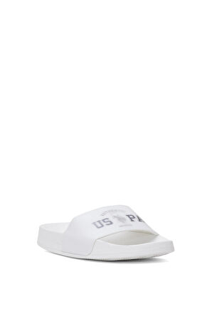 U.S. Polo Assn. 101984308 5M Arwen 5FX Kadın Düz Terlik Beyaz