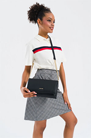 U.S. Polo Assn. US25129 Kadın Çapraz Çanta Siyah