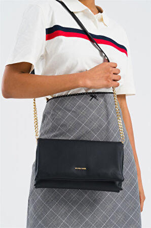 U.S. Polo Assn. US25129 Kadın Çapraz Çanta Siyah