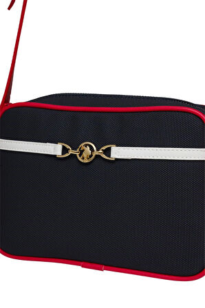 U.S. Polo Assn. US25234 Kadın Çapraz Çanta Lacivert - Kırmızı