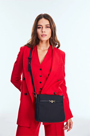 U.S. Polo Assn. US25236 Kadın Çapraz Çanta Siyah