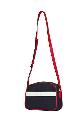 U.S. Polo Assn. US25249 Kadın Çapraz Çanta Lacivert - Kırmızı