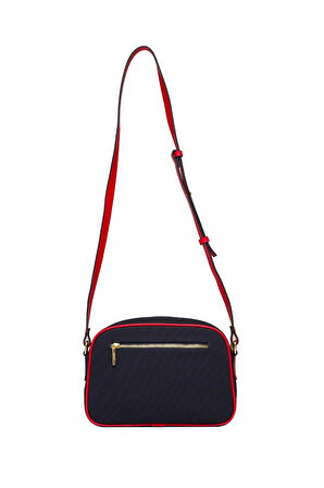 U.S. Polo Assn. US25249 Kadın Çapraz Çanta Lacivert - Kırmızı