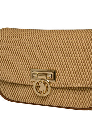 U.S. Polo Assn. US25304 Kadın Çapraz Çanta Bej
