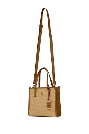 U.S. Polo Assn. US25305 Kadın Çapraz Çanta Bej