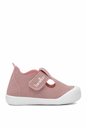 Benetton BN-1249 Bebe Kız Çocuk Yürüyüş Ayakkabısı Pudra