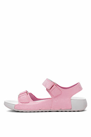 Benetton BN-1419 Filet Kız Çocuk Düz Sandalet Pembe