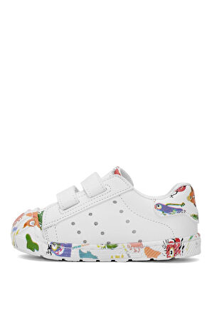 Benetton BN-30965 Bebe Erkek Çocuk Yürüyüş Ayakkabısı Beyaz