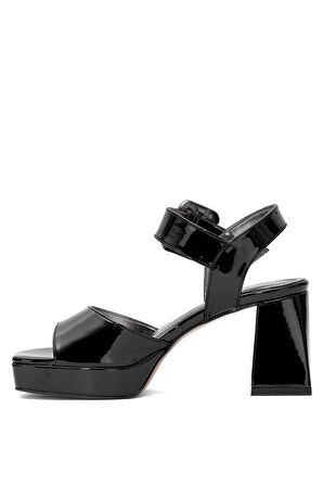 Elit PM08 K97-1 Kadın Topuklu Ayakkabı Siyah