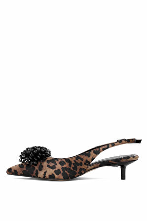 Beety 25BY60.5320T Kadın Klasik Topuklu Ayakkabı Leopar