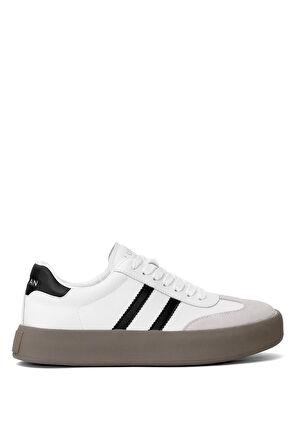 Lufian 112230261 Samuel Erkek Hakiki Deri Klasik Sneaker Beyaz