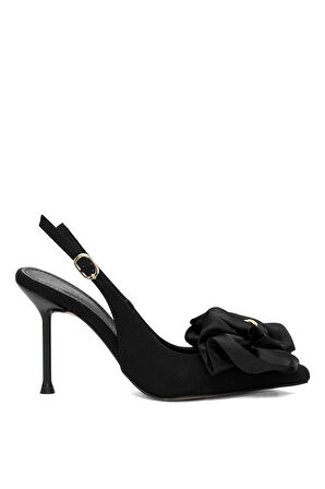 Elit PM230 K917 Kadın Klasik Topuklu Ayakkabı Siyah