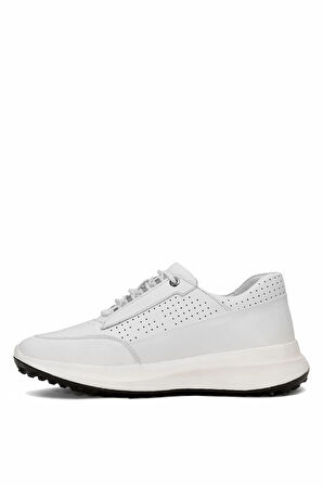 Elit 25YNbl5003C Erkek Hakiki Deri Casual Ayakkabı Beyaz