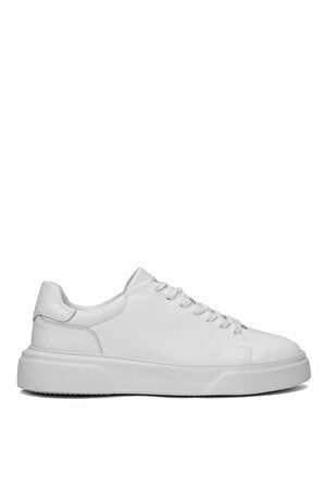 Lufian 112230280 Tommy Erkek Hakiki Deri Klasik Sneaker Beyaz