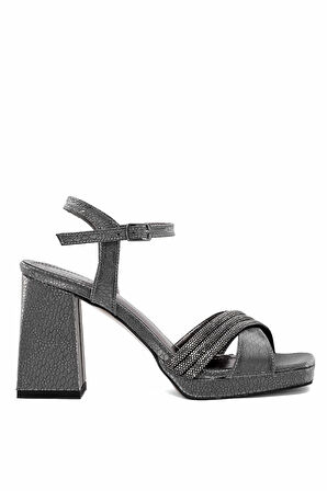 Elit PM08 K98 Kadın Platform Ayakkabı Platin