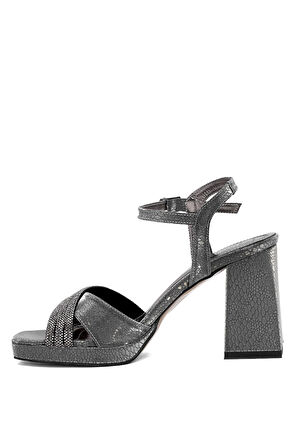 Elit PM08 K98 Kadın Platform Ayakkabı Platin