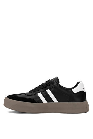 Lufian 112230261 Samuel Erkek Hakiki Deri Klasik Sneaker Siyah