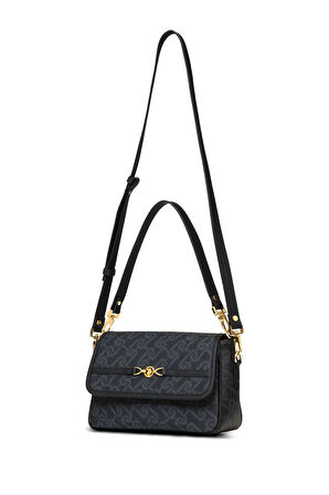 U.S. Polo Assn. US25105 Kadın Omuz Çantası Siyah