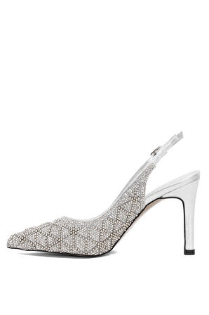 Beety 25BY223.1001T Kadın Klasik Topuklu Ayakkabı Gümüş