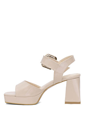 Elit PM08 K97-1 Kadın Topuklu Ayakkabı Ten