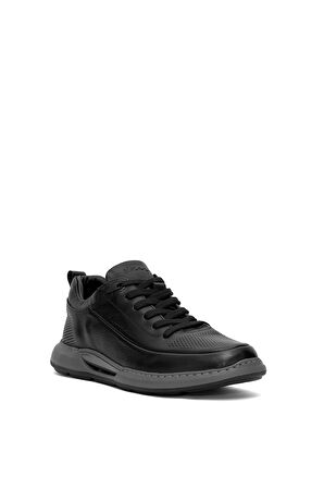 Marcomen 152-19537 Erkek Hakiki Deri Casual Ayakkabı Siyah