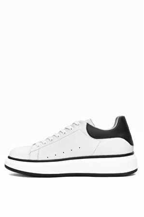 Marcomen 152-21028 Erkek Hakiki Deri Casual Ayakkabı Kırık Beyaz