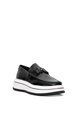 Marcomen 152-21108 Erkek Hakiki Deri Casual Ayakkabı Siyah