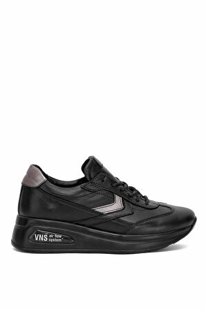 Venüs 2216653Y Kadın Hakiki Deri Airflow Casual Ayakkabı Siyah
