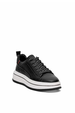 Marcomen 152-21095 Erkek Hakiki Deri Casual Ayakkabı Siyah
