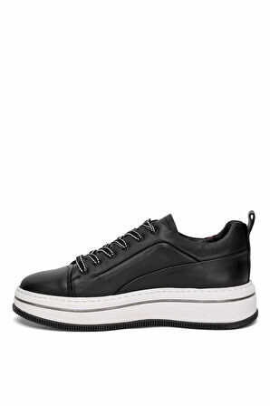 Marcomen 152-21095 Erkek Hakiki Deri Casual Ayakkabı Siyah