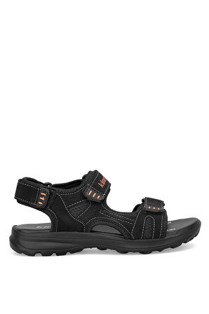 Kinetix 101934514 5M Mendez TX 5FX Kadın Düz Sandalet Siyah - Turuncu