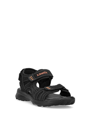 Kinetix 101934514 5M Mendez TX 5FX Kadın Düz Sandalet Siyah - Turuncu