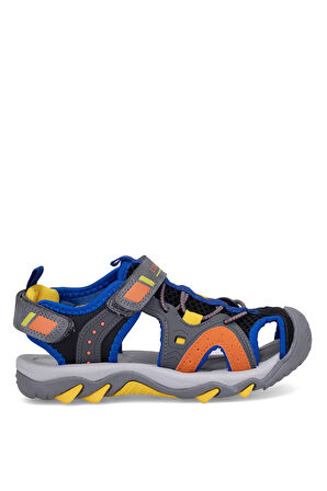 Lumberjack 101985085 5M Benya 5FX Filet Erkek Çocuk Düz Sandalet Gri