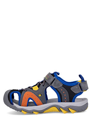 Lumberjack 101985085 5M Benya 5FX Filet Erkek Çocuk Düz Sandalet Gri
