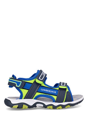 Lumberjack 101985133 5M Loten 5FX Filet Erkek Çocuk Düz Sandalet Mavi