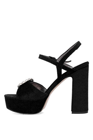 Elit PM08 K2051-1T Kadın Platform Ayakkabı Siyah