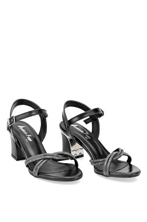 Elit MST1048M Kadın Klasik Topuklu ayakkabı Siyah