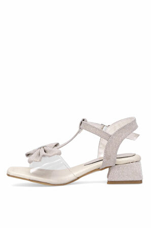 Elit ASK-F-42-25Y Filet Kız Çocuk Abiye Ayakkabı Altın