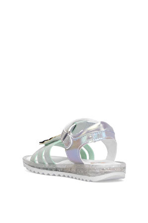 Elit ŞA-P-034-25Y Patik Kız Çocuk Düz Sandalet Yeşil