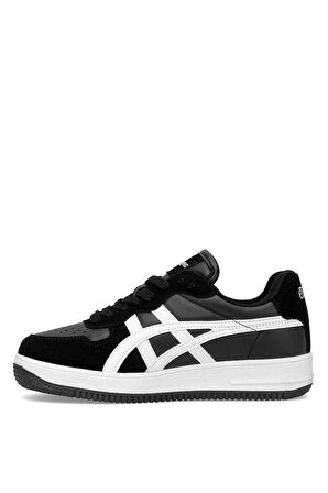 eTayger E-3086 Erkek Casual Klasik Sneaker Siyah - Beyaz