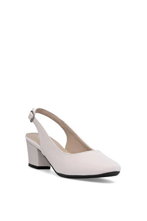 Elit MST702T Kadın Klasik Topuklu ayakkabı Ten