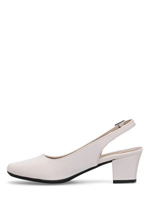 Elit MST702T Kadın Klasik Topuklu ayakkabı Ten