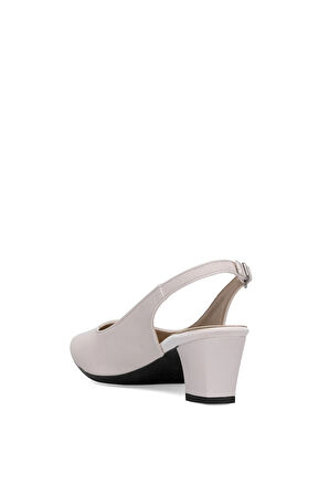 Elit MST702T Kadın Klasik Topuklu ayakkabı Ten