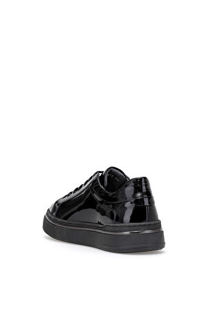 Luciano Bellini C26908 Münih Erkek Hakiki Rugan Deri Casual Ayakkabı Siyah