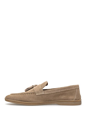 Elit SLATM01N Erkek Hakiki Deri Casual Ayakkabı Kum Rengi