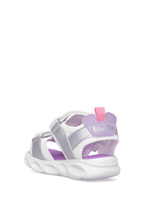 Kinetix 102005896 5M Asran P 5FX Kız Çocuk Düz Sandalet Gümüş