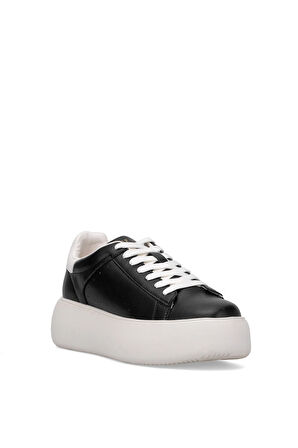 Lufian 121230031 Marcella Kadın Hakiki Deri Klasik Sneaker Siyah