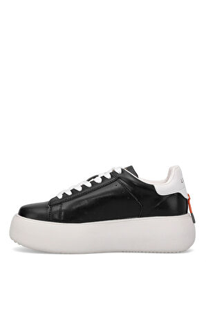 Lufian 121230031 Marcella Kadın Hakiki Deri Klasik Sneaker Siyah