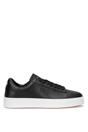 Lufian 112230254 Anton Erkek Hakiki Deri Klasik Sneaker Siyah
