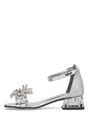 Elit BR-F-155-25Y Filet Kız Çocuk Abiye Ayakkabı Gümüş